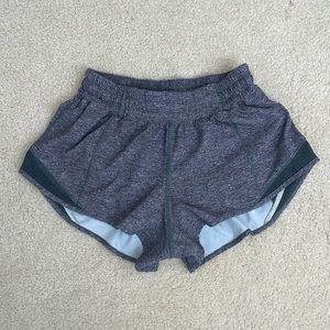 Lululemon hottie hots low rise 2.5 inch inseam.